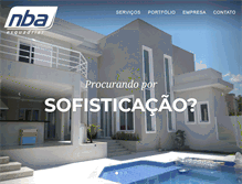 Tablet Screenshot of nbaesquadrias.com.br